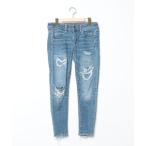 ショッピングアメリカンイーグル 「American Eagle」 スキニーデニムパンツ 38 ネイビー レディース