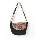 [X-girl] Leopard сумка "почтальонка" [manhattan portage сотрудничество ] - черный мужской 