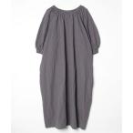 「Curensology」 7分袖ワンピース FREE グレー レディース