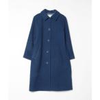 「NATURAL BEAUTY BASIC」 ステンカラーコート MEDIUM ブルー レディース