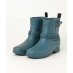 「HUNTER」 レインブーツ 38 ブルー レディース