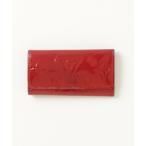ショッピングヴェルニ 「LOUIS VUITTON」 ミュルティクレ モノグラム ヴェルニ 4連 キーケース - レッド レディース