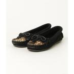 「Minnetonka」 モカシンシューズ 5 ブラック レディース