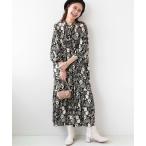 「JOURNAL STANDARD relume」 7分袖ワンピース FREE ブラック レディース