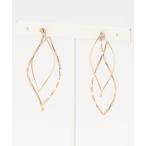 [TAKE-UP] серьги ( обе уголок для ) FREE желтое золото женский 