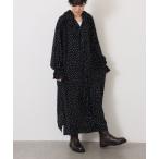 ワンピース Cu/Rローン フリルパフワンピース