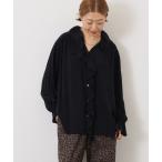 ブラウス シャツ Cu/Rローン フリルパフブラウス レディース