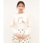 ショッピングナイロン ニット セーター アニマルニットトップス レディース