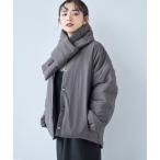 ダウンコート ダウンジャケット マフラー付き ノーカラー 中綿ジャケット 「585134」 レディース