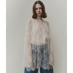 ショッピングway ブラウス シャツ 2WAY総レースVネックオーバーTOPS レディース