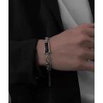  браслет черный Stone серебряная цепь браслет / мужской (T3) мужской 