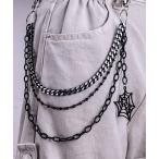  цепочка для бумажника [urge select]Y2Kkmo. гнездо дизайн 3 полосный ремень цепь / цепочка для бумажника 