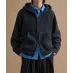 パーカー メランジルーズニットジップフーディ メンズ レディース