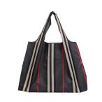 エコバッグ 「urge select」 ストライプ ライン柄 折りたたみ コンパクト ショッピングバッグ/エコバッグ