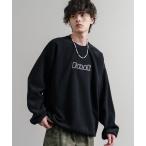 トレーナー スウェット HUF ハフ H DOT POLAR FLEECE CREWNECK オーバーサイズポーラーフリースプルオーバートレーナー メ