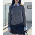 ニット セーター シンプルニットト�