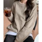 tシャツ ボーダーカットソー レディ