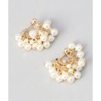 イヤリング ボリュームツブツブパールイヤリング レディース