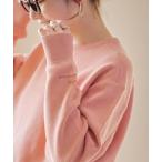 ニット セーター 「選べる6色展開 / スプリングカラー」袖刺繍 スウェットライクハイゲージニット レディース