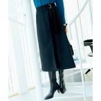 ショッピングラップ スカート ＩＥＤＩＴ　ラップ風デザインでらくちんに着映える　スマート見え美ノビカットソースカート