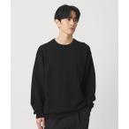 セーター ニット パール ステッチ フォルム クルーネック ニット ウォシャブル メンズ