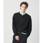 ショッピングXL セーター ニット リラックス 4ボタン ヘンリーネック ニット メンズ