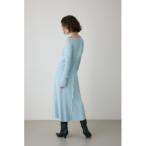 ショッピングニットワンピース ワンピース フリンジリブニットワンピース