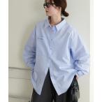 ブラウス シャツ 「SS先行予約/WEB限定」message刺繍ロングスリーブシャツ レディース