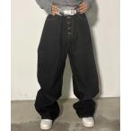 ショッピングスタッズ ジーンズ A'GEM/9 × .kom 「A'gem/エージェム」スタッズデニムパンツ メンズ レディース