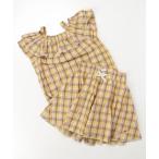 「mezzo piano」 「KIDS」セットアップ 150 ブラウン キッズ