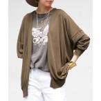 「AP STUDIO」 ニットカーディガン FREE カーキ レディース