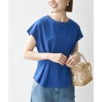 「SHIPS any」 半袖カットソー ONE SIZE ブルー レディース