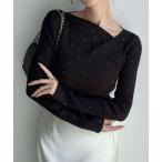 「Meiru」 長袖ニット MEDIUM