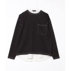 [BEAMS HEART] футболка с длинным рукавом S черный мужской 