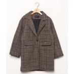 [MAISON DE THERESE] Пальто Честерфилд L оттенок коричневого прочее женский 