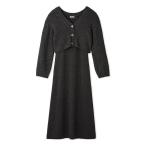 ショッピングボレロ 「FRAY I.D」 ニットボレロ ONE SIZE グレー レディース