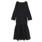 「anuans」 ニットワンピース FREE ブラック レディース