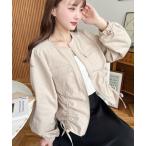 「moment+」 ブルゾン M ベージ