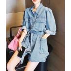 ショッピングコンビネゾン 「PRIVATE  BEACH」 オールインワン S ブルー レディース