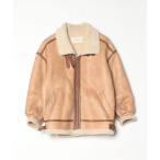 [TODAYFUL] мутоновое пальто 36inch бежевый женский 