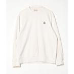 「MONCLER」 ワンポイントスウェットカットソー - ホワイト レディース