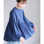 「soulberry」 長袖ブラウス L ブルー系その他 レディース