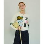 ショッピングコン カーディガン 「2026SPRING PRE-ORDER」Photo Collage Compact Knit Cardigan/フォトコラージュコン