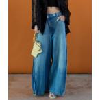  джинсы Denim Denim брюки [PRE-ORDER]Side-Tuck Cocoon Denim Pants/ боковой tuck ko Kuhn Denim брюки rete