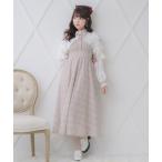 ワンピース シアーチェックラッフルワンピース