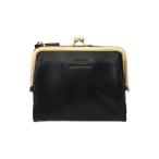 ショッピング二つ折り財布 財布 ゴートレザー・がま口二つ折り財布 レディース