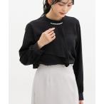 ブラウス シャツ アシメフリルブラウス レディース