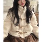  полупальто "даффл коут" пальто [ осень-зима новый продукт ] боа da полный Short жакет женский 