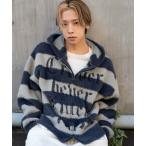  Parker WEGO/[25 год осень-зима новый продукт ] мохнатый графика ZIP Parker мужской женский 