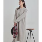 ショッピングミモレ丈 ワンピース 「あったか」1枚で着られる Aラインワンピース